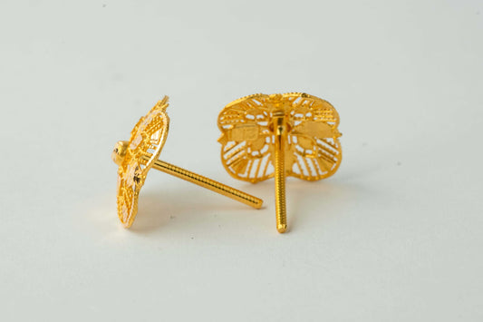 Delicate Floral Studs