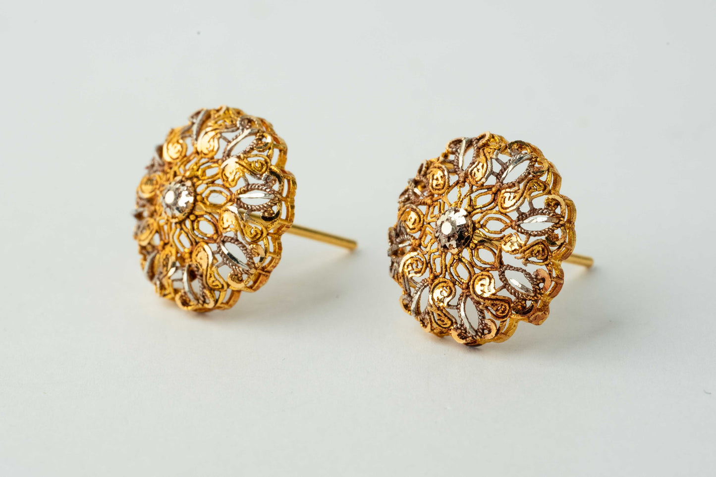 Netted Vintage Studs