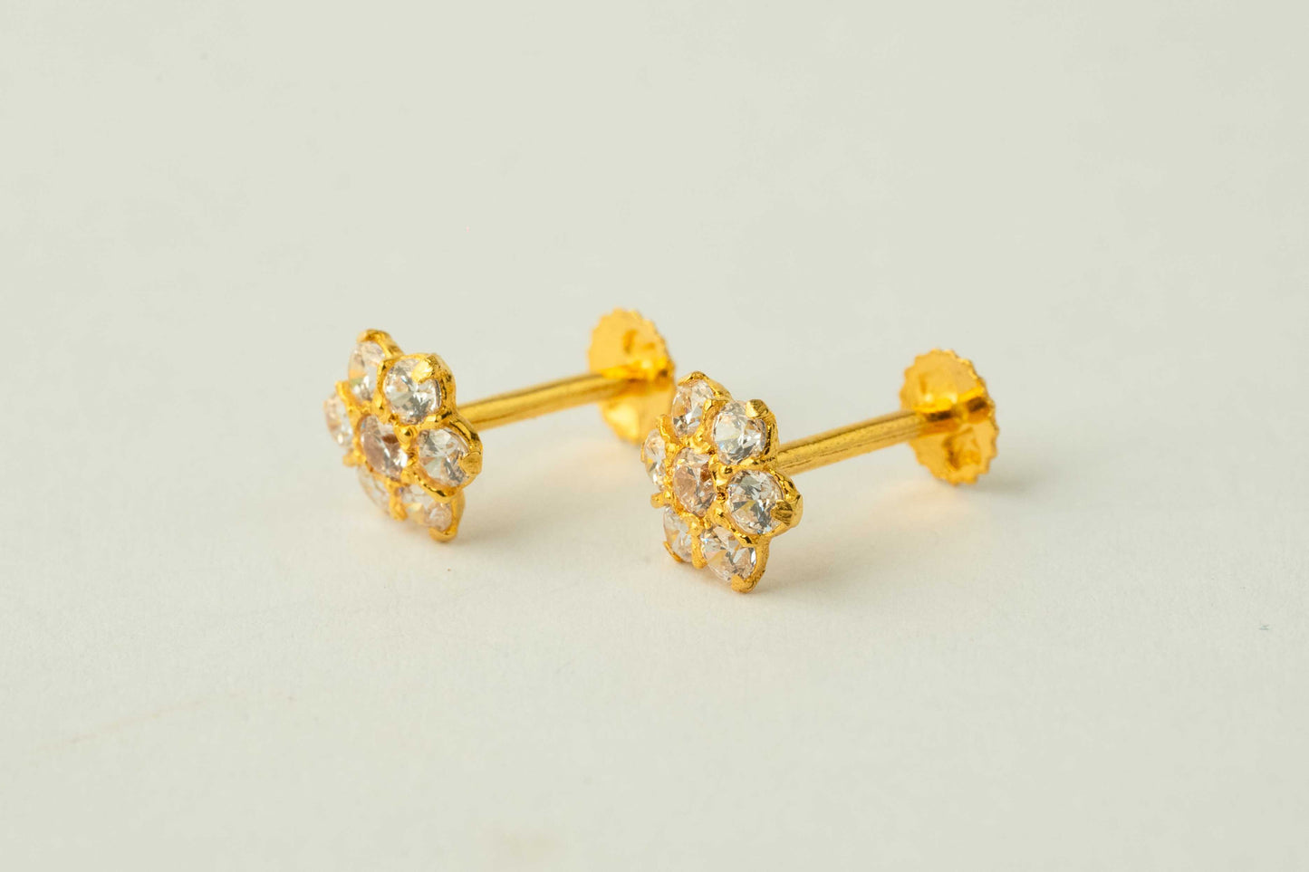 Radiant Floral Studs