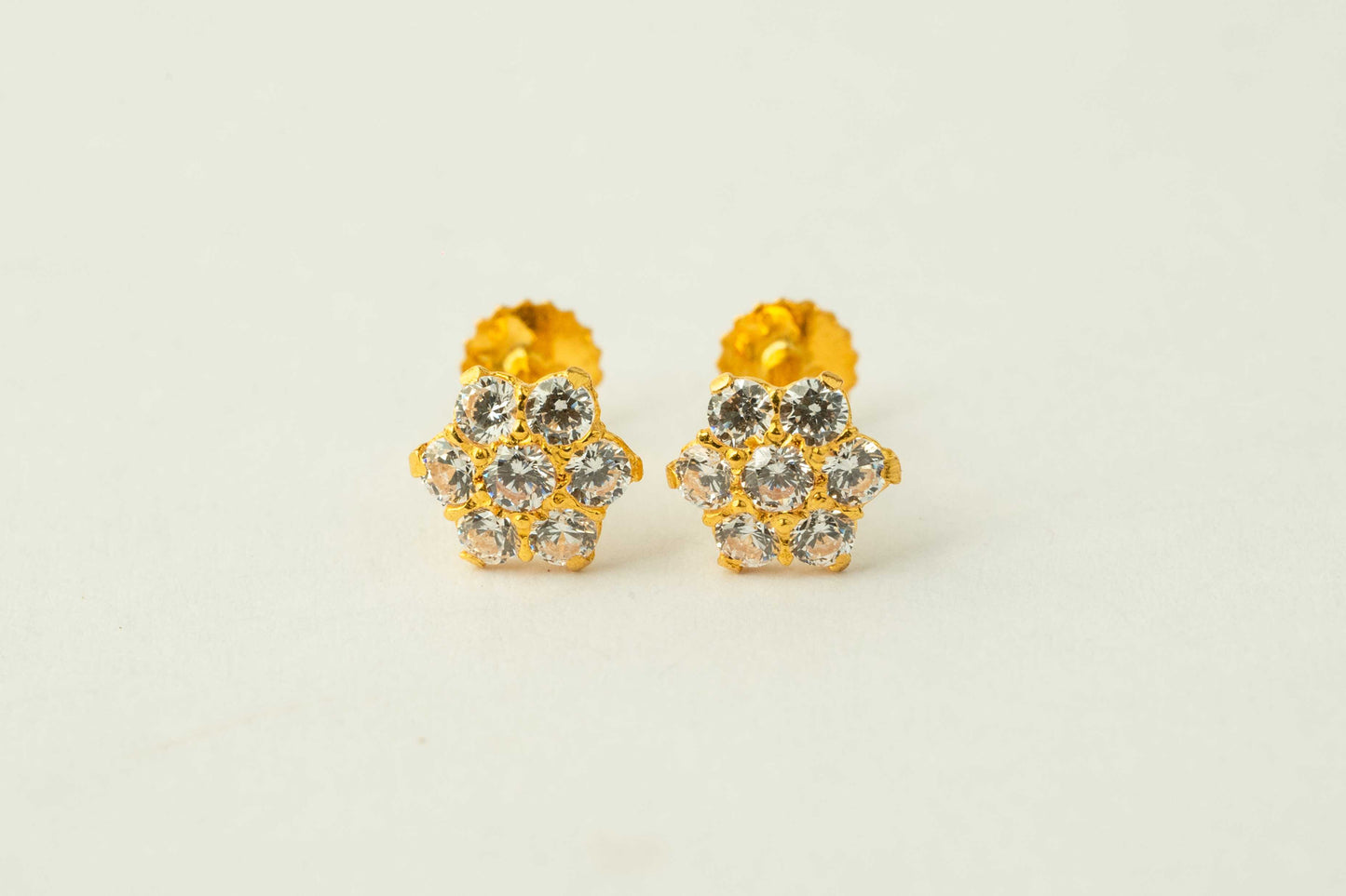 Radiant Floral Studs