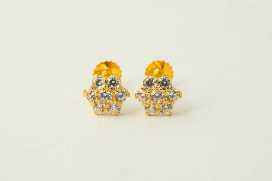 Radiant Floral Studs